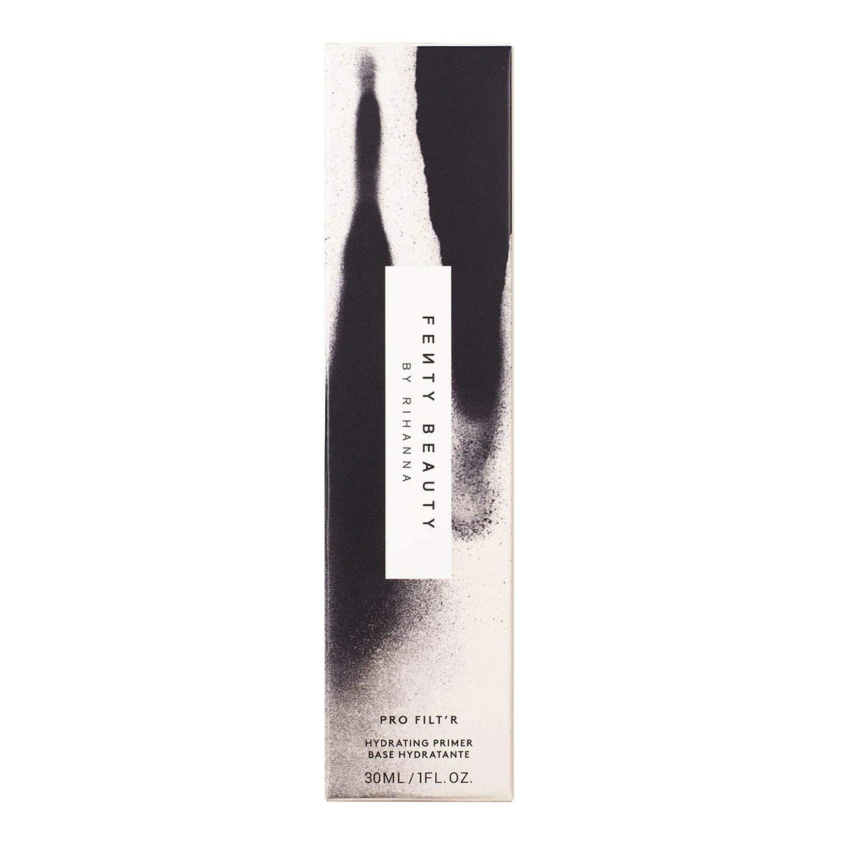 FENTY BEAUTY Pro Filt'r primer in-use application on model demonstrating hydrated finish and improved foundation blending