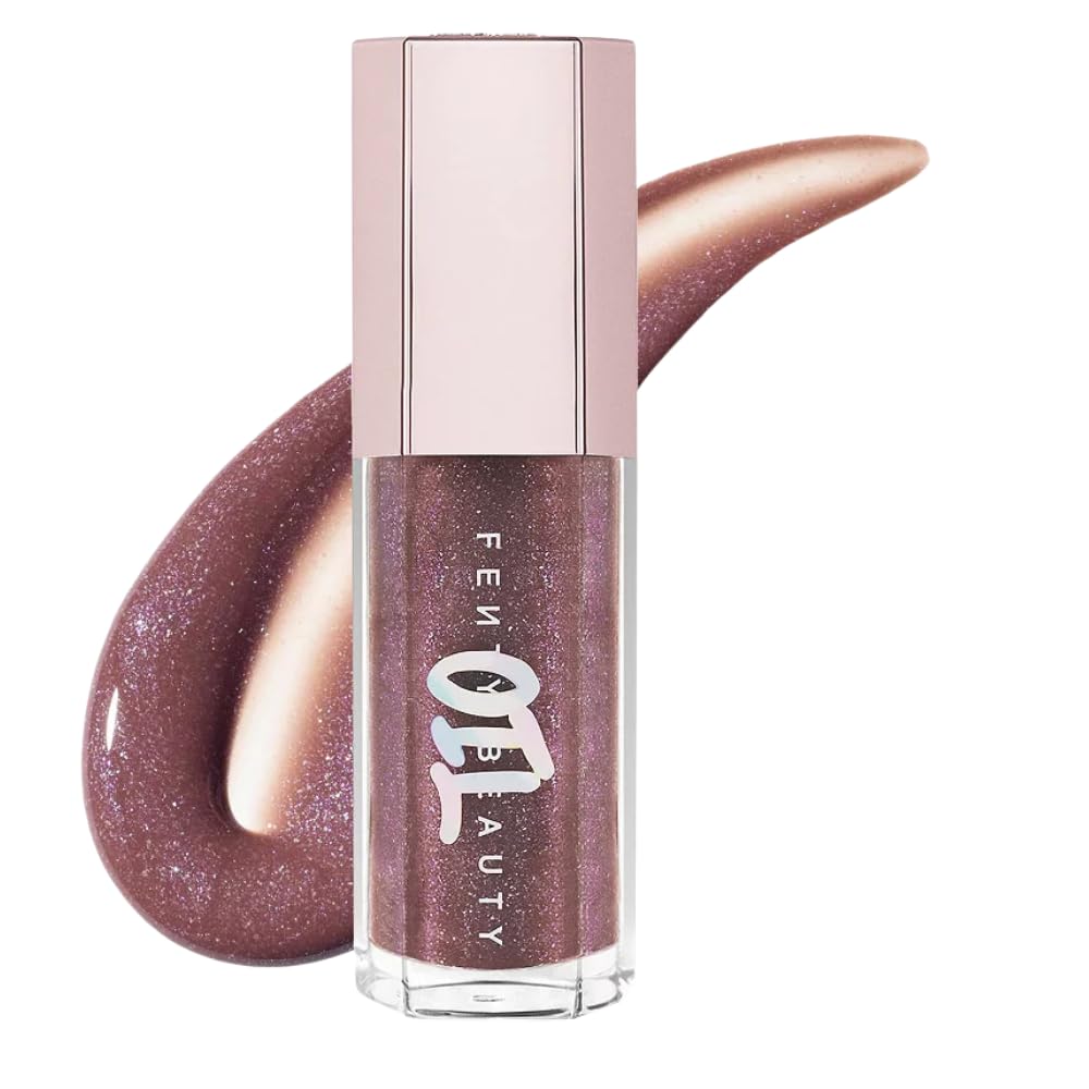 FENTY BEAUTY Rose Amber front packaging showing warm shimmer and glossy finish