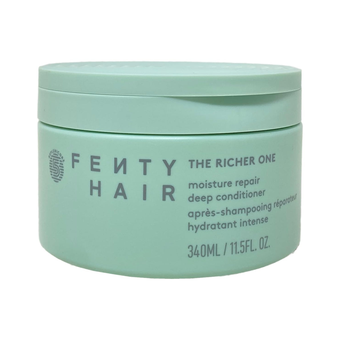 FENTY BEAUTY front jar view showing product packaging and clarity benefit