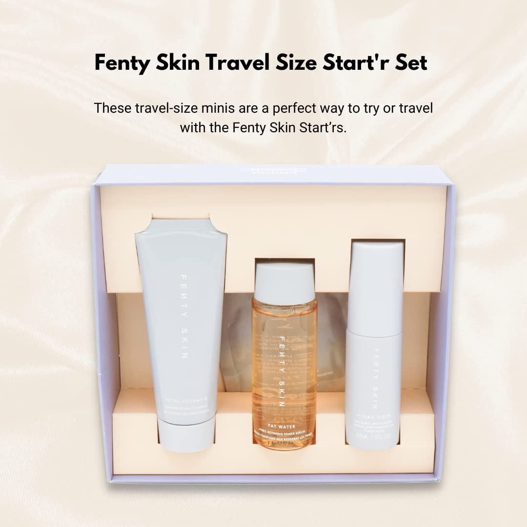 Fenty Skin cleanser texture on fingertip demonstrating gentle makeup removal