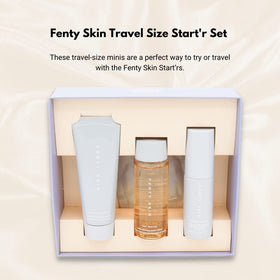 Fenty Skin cleanser texture on fingertip demonstrating gentle makeup removal