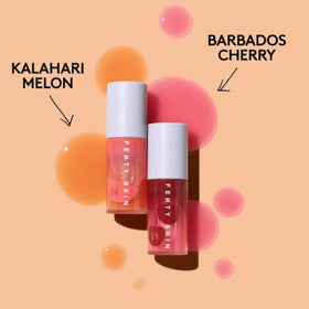 FENTY BEAUTY cherries and melon jar highlighting vitamin-rich ingredients