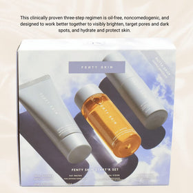 Fenty Skin Hydra Vizor moisturizer being applied for lightweight hydration