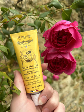 Feret Parfumeur label detail showing French origin and vintage-inspired branding