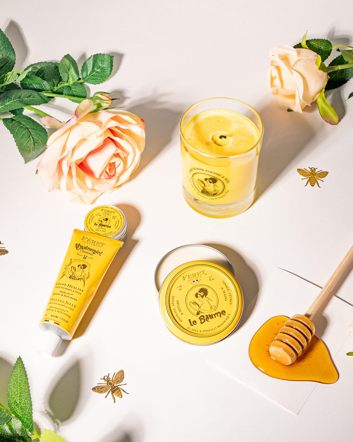 Feret Parfumeur tin inside a handbag illustrating everyday use and on-the-go care benefit