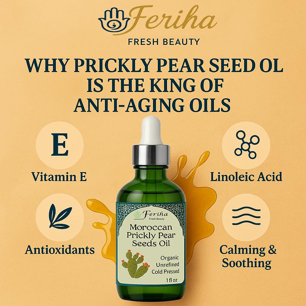 FERIHA label with USDA organic badge, certified purity benefit