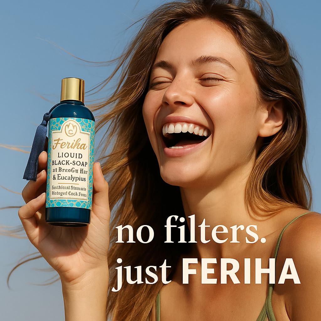 FERIHA label close-up showing ingredient list for informed purchase