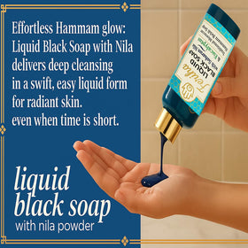 FERIHA ingredients shot with Saharan Nila and eucalyptus highlighting natural botanicals
