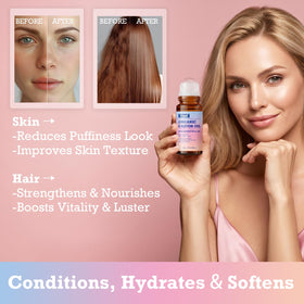 FIAYAF roll-on applied to brow and cuticle for targeted conditioning