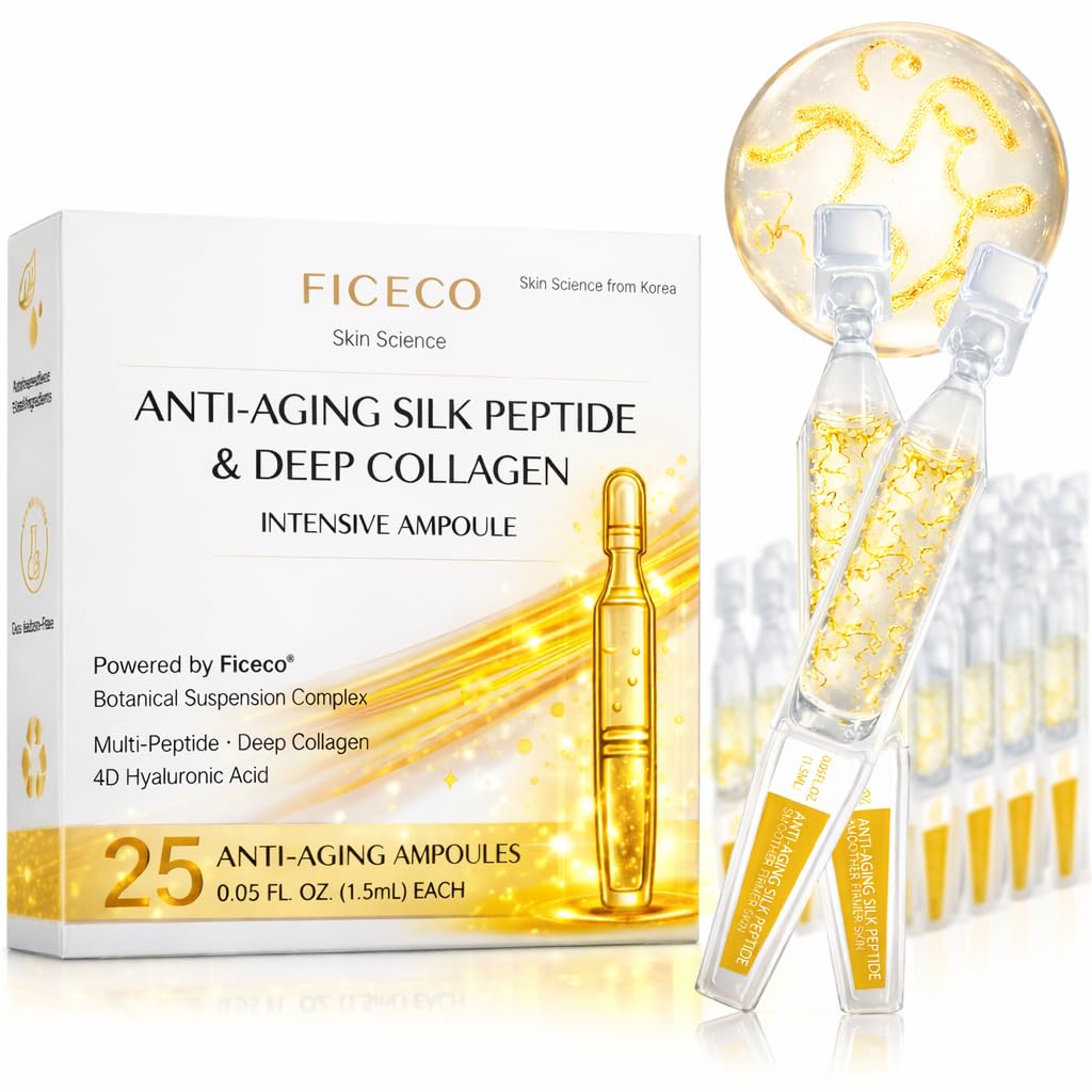 FICECO front packaging showing 25-piece ampoule kit and benefits