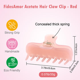 FidesAmor close-up of acetate texture highlighting smooth, snag-free surface