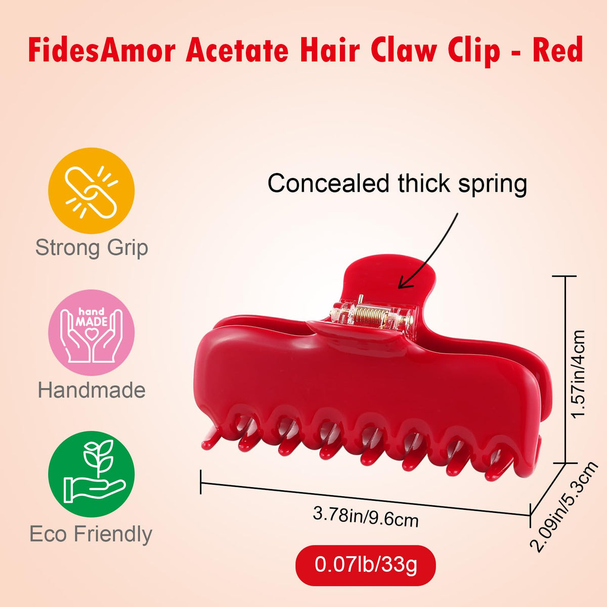 FidesAmor acetate texture close-up highlighting smooth, snag-free surface