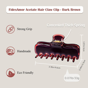 FidesAmor acetate texture close-up highlighting smooth, hypoallergenic surface