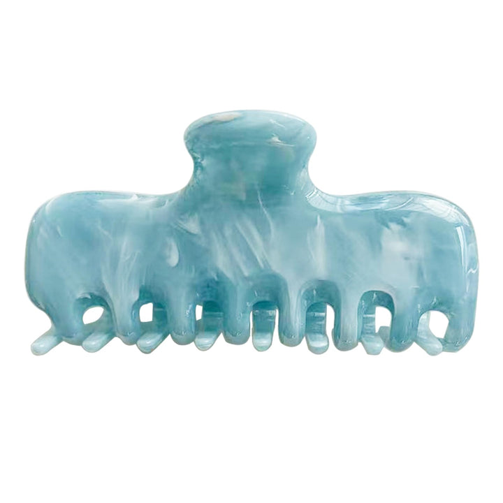 FidesAmor front view of blue and white clips showing size and secure hold