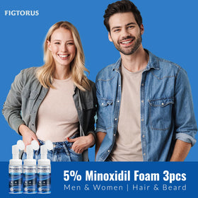 FIGTORUS lifestyle image of man and woman applying foam for daily routine