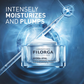 Filorga cream on fingertip ready to apply for immediate hydration benefit
