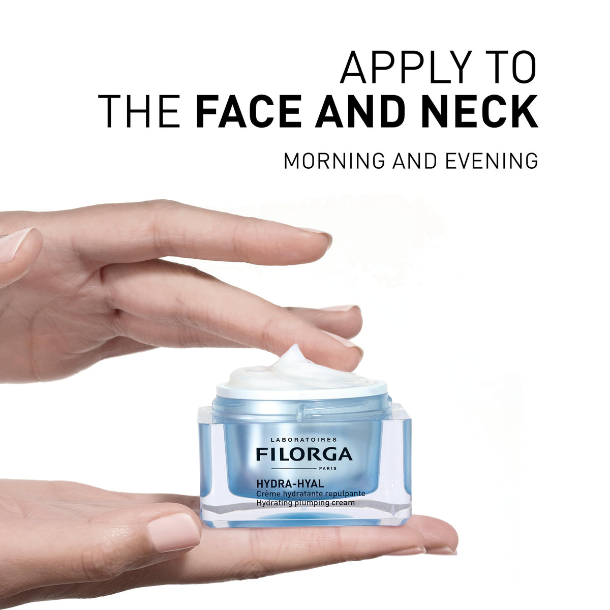 Filorga jar on vanity at night suggesting restorative evening use benefit
