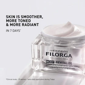 Filorga open jar revealing cream consistency and easy-to-dispense benefit