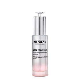 Filorga front packaging showing serum bottle and brand clarity benefit