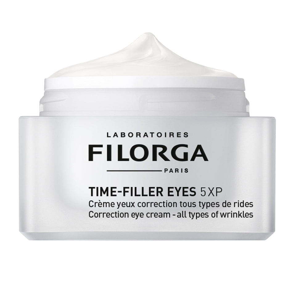 Filorga Time-Filler Eyes front packaging showing product and benefit of multi-target correction
