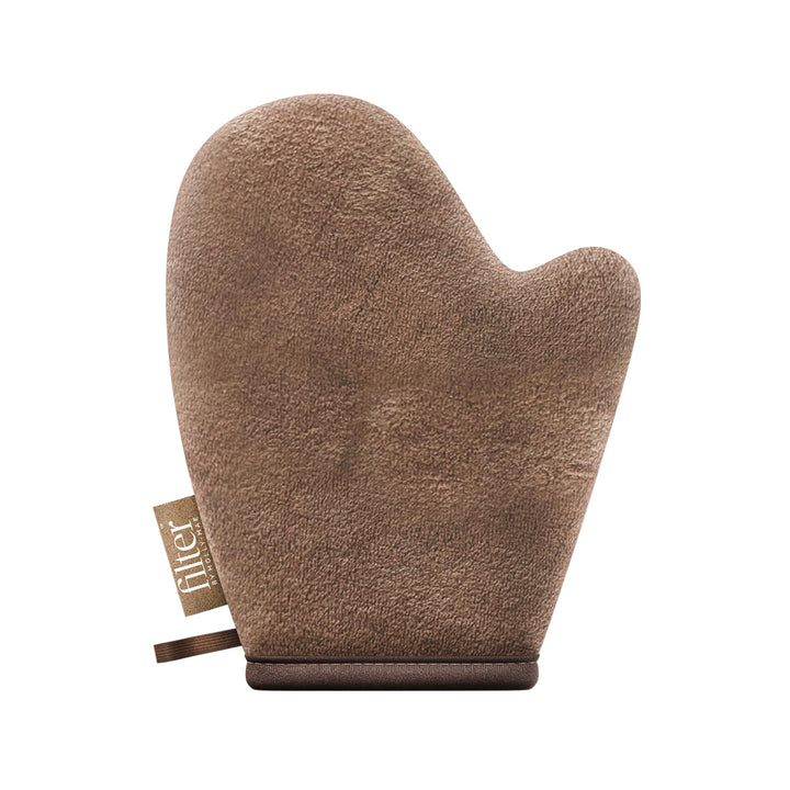 Filter by Molly-Mae mitt front view showing plush velvet and size benefit