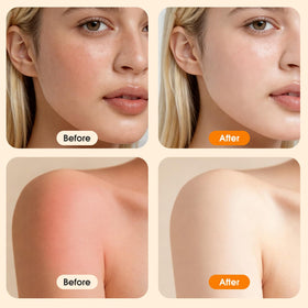 FILWY sunscreen on forearm showing sheer non-white finish