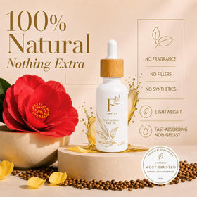 Finally dropper dispensing oil highlighting precision and lightweight application benefit