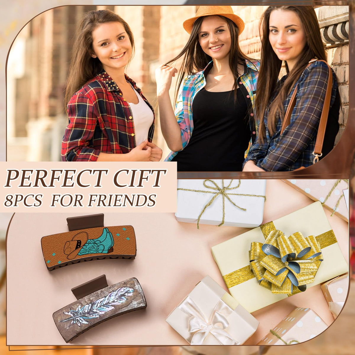 FineCheer styled with country outfit to show western accessory appeal