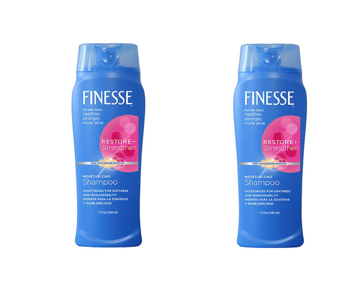 FINESSE front bottle packshot showing label and benefits