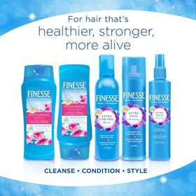 FINESSE three-pack size comparison illustrating value and consistent care benefit