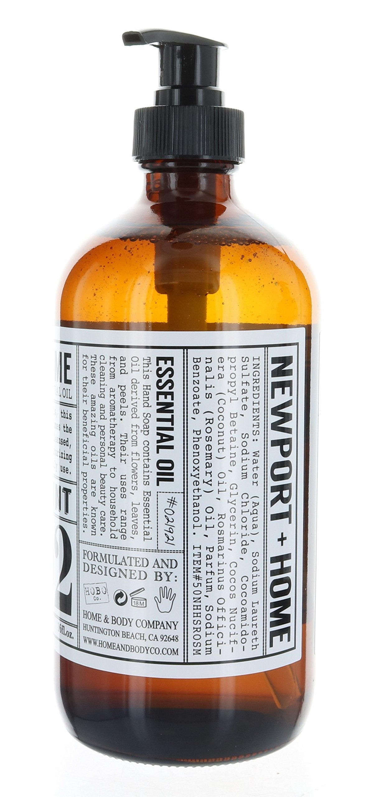 FineVine soap texture on hand close-up with coconut oil shine, shows moisturizing feel