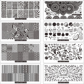FingerAngel stampers and scrapers displayed for accurate, quick application