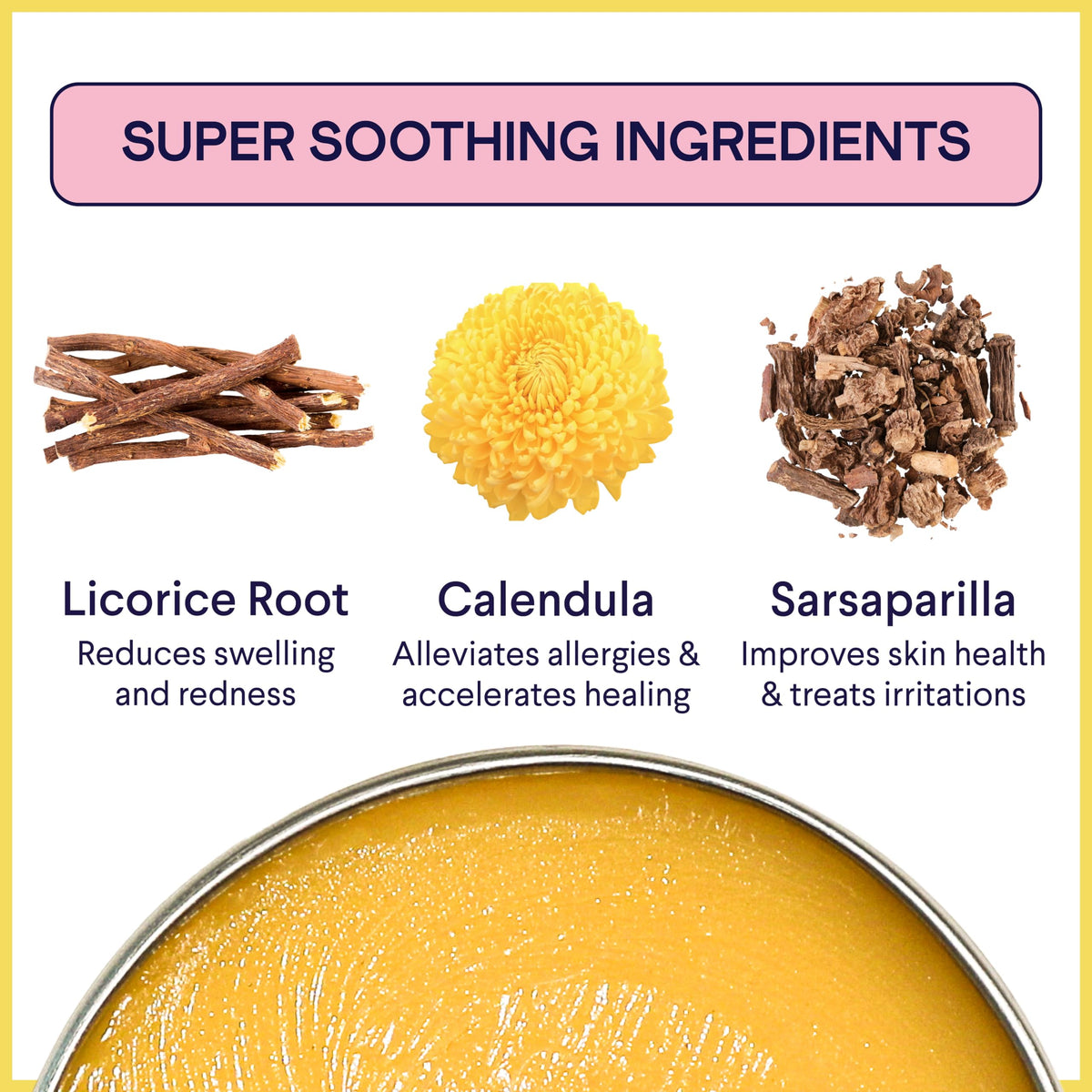 Finn Skin Hero label closeup highlighting natural, lick-safe ingredient list
