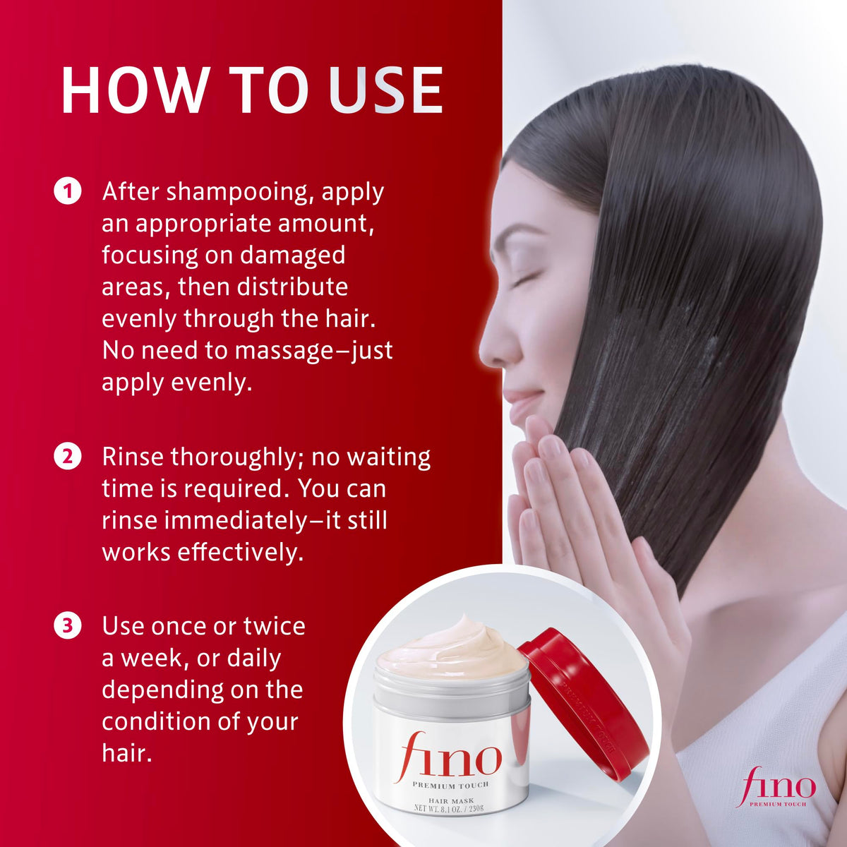Fino in bathroom lifestyle scene showing daily routine benefit