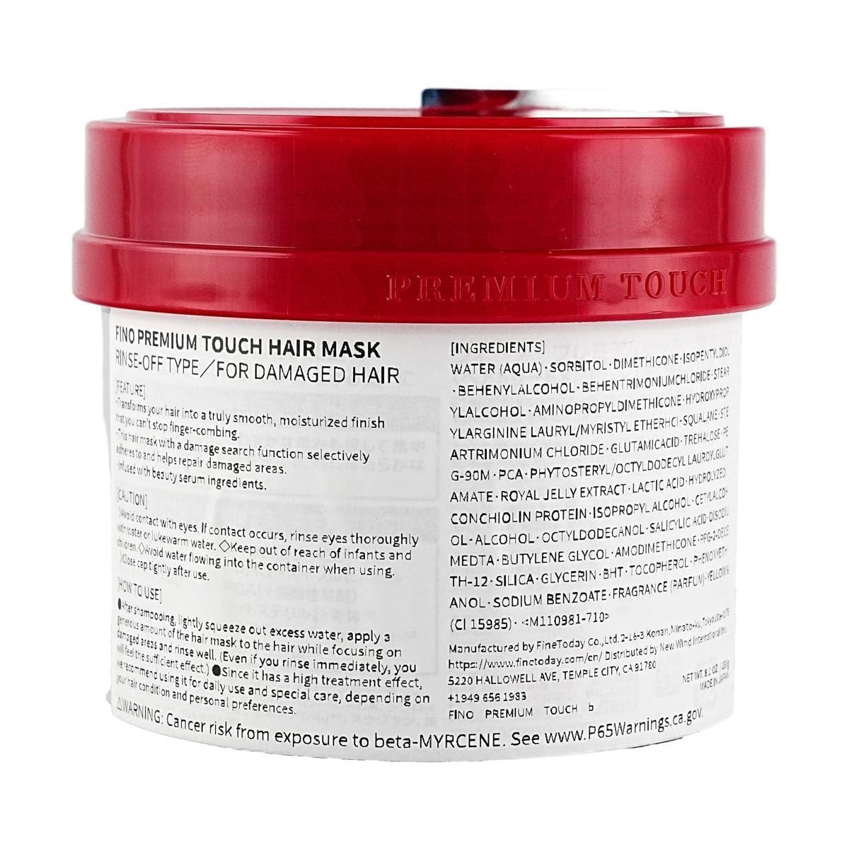 Fino Premium Touch being applied to damp hair showing even coverage and improved manageability