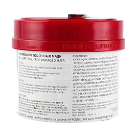 Fino Premium Touch being applied to damp hair showing even coverage and improved manageability