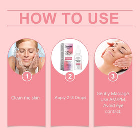 FINONES used on neck and chest to hydrate and visibly smooth skin
