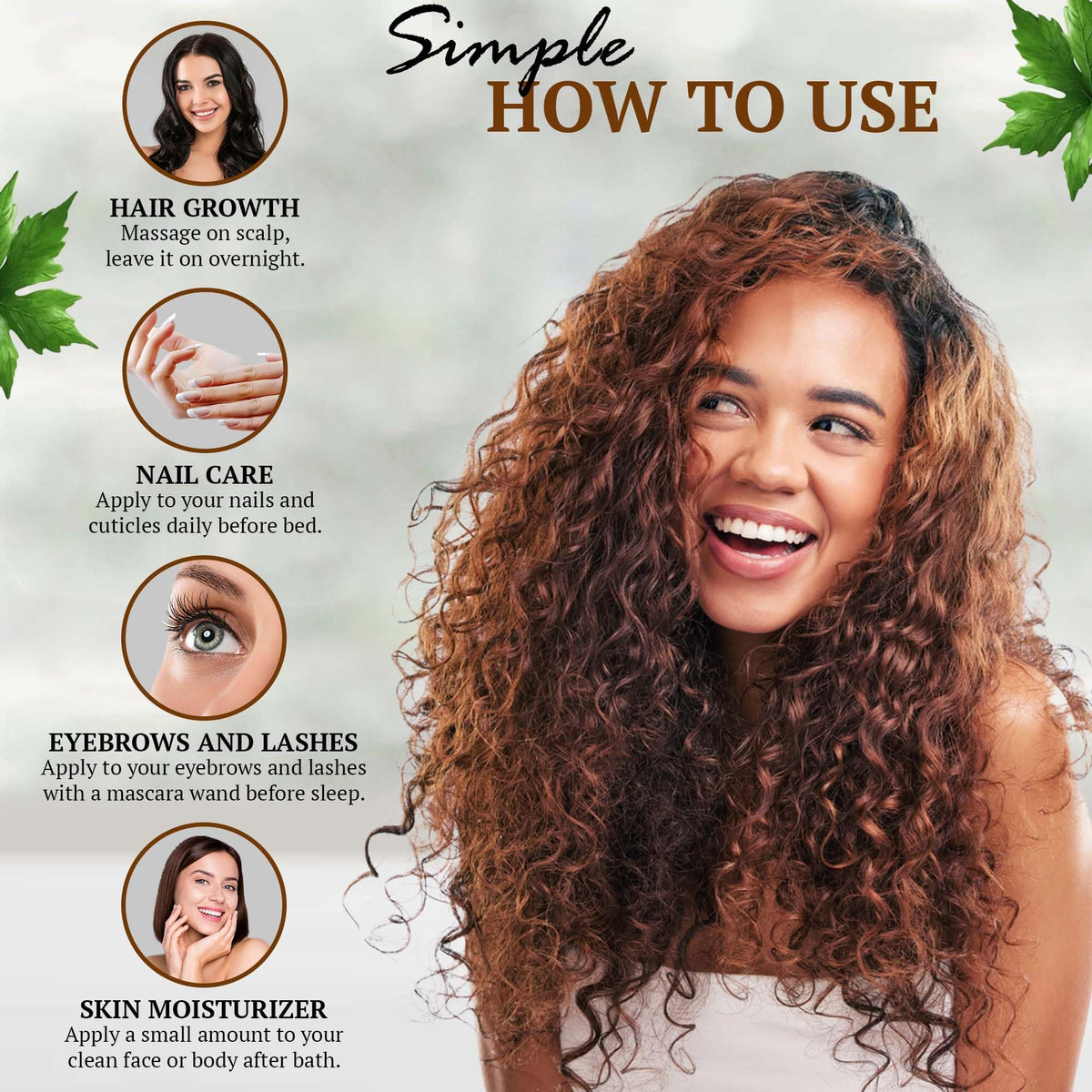 Fiora Naturals pump dispensing oil highlights controlled use and less waste