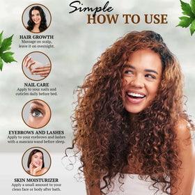 Fiora Naturals pump dispensing oil highlights controlled use and less waste