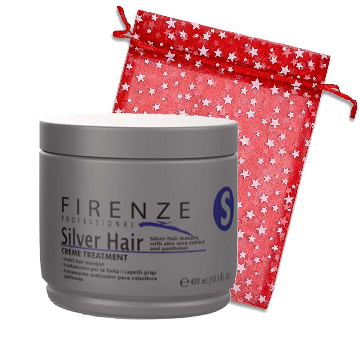 Firenze Professional jar size and cap detail highlighting salon-size 400ml convenience