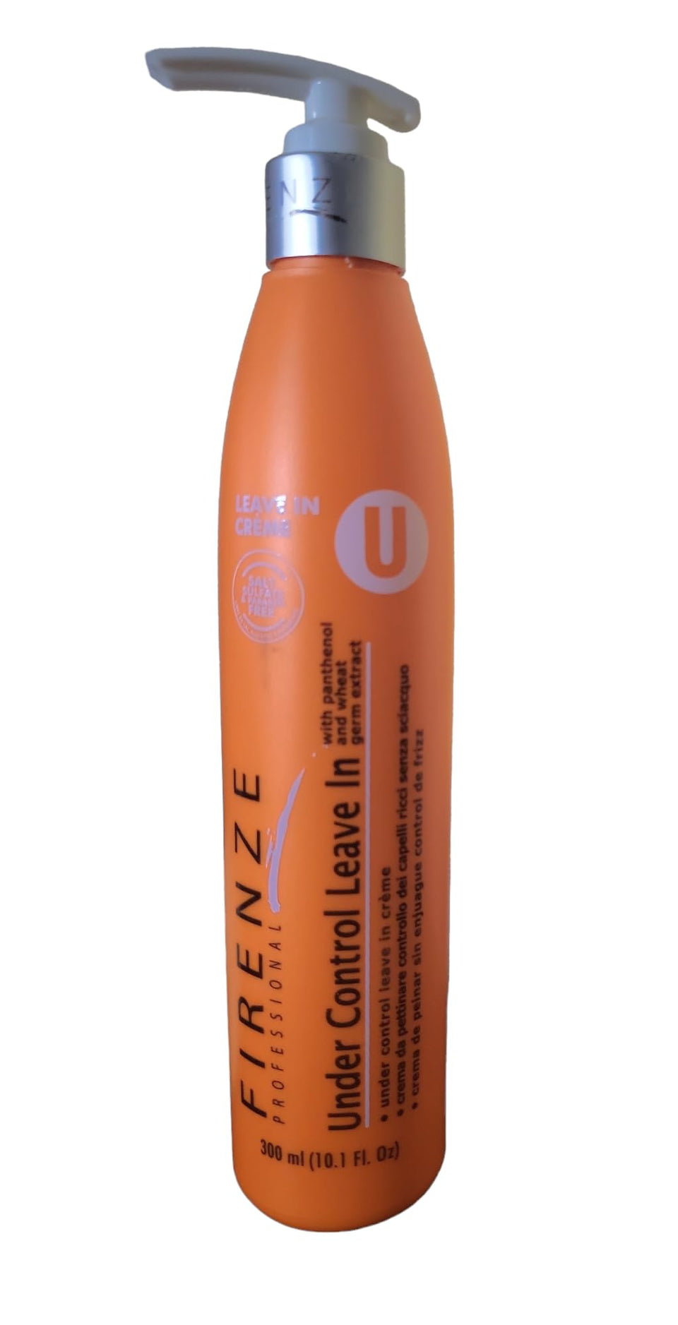 Firenze Professional front packaging showing 300ml bottle and label for easy identification and storage
