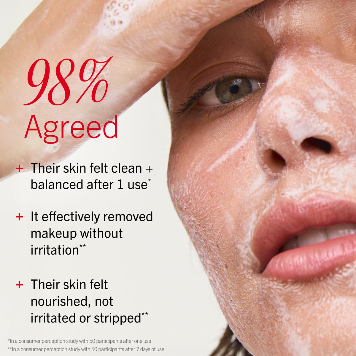First Aid Beauty colloidal oatmeal close-up highlighting soothing ingredient benefit: calms skin