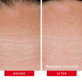 First Aid Beauty ingredient layout with peptides and niacinamide for visible smoothing