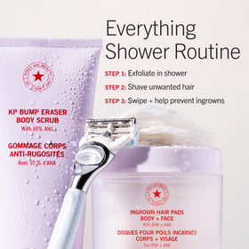 First Aid Beauty ingredient label showcasing AHA BHA benefits