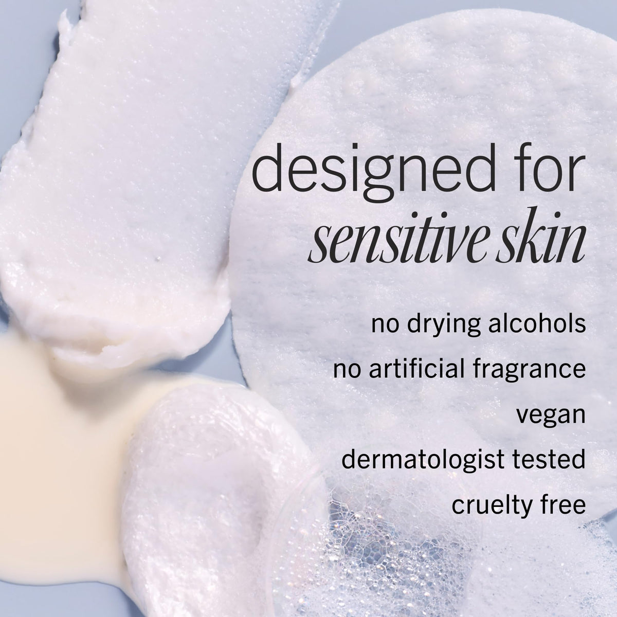 First Aid Beauty skin after application demonstrating smoother-looking, hydrated complexion