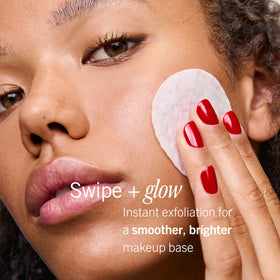 First Aid Beauty dual-sided pad close-up showing textures and control