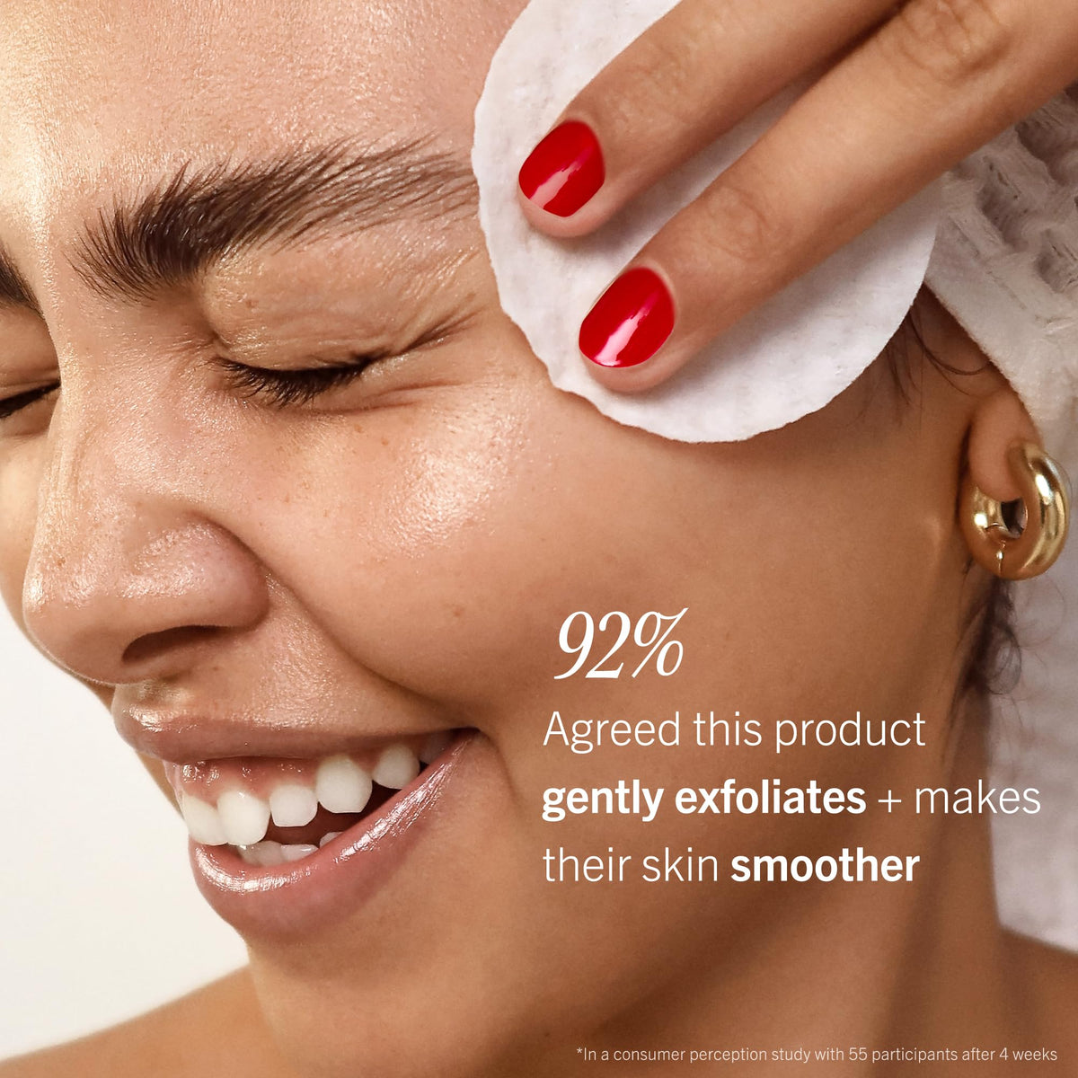 First Aid Beauty pads beside makeup brush illustrating ideal makeup prep