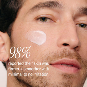 First Aid Beauty close-up of label showing clean-formula claims benefit