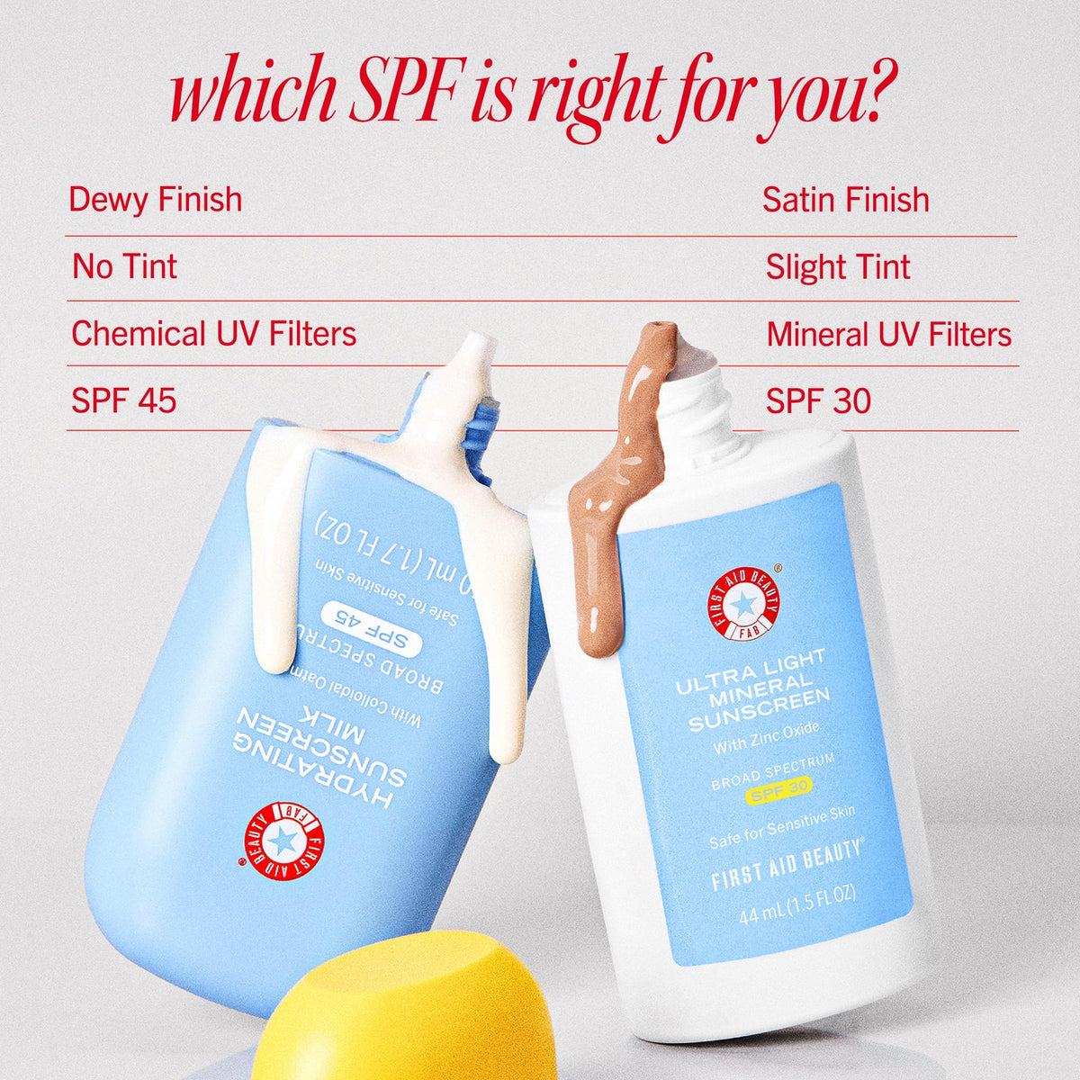 First Aid Beauty in bathroom setting illustrating daily routine and hydration benefit