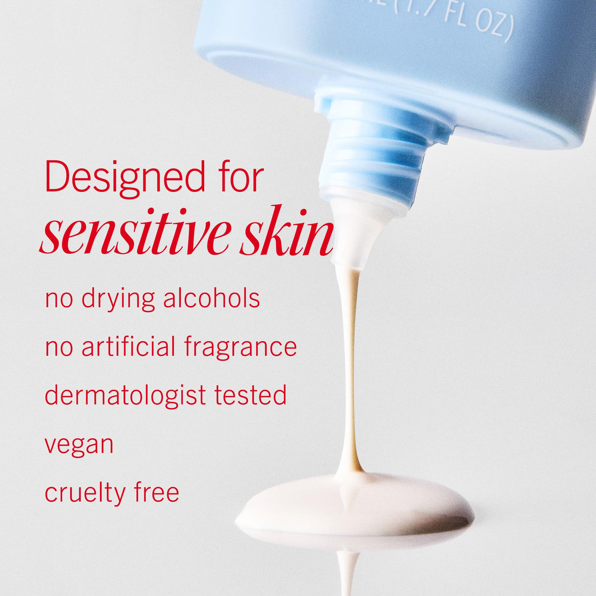 First Aid Beauty travel-ready tube next to bag highlighting on-the-go protection benefit